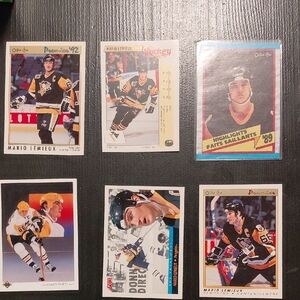 Mario Lemieux Hockey Card Set - Black and Gold